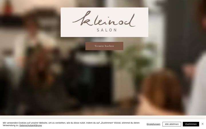 Screenshot of kleinod-salon.de