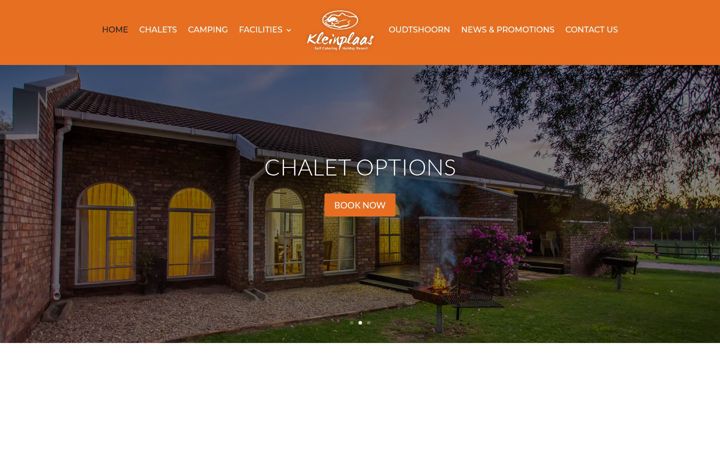 Screenshot of kleinplaas.co.za