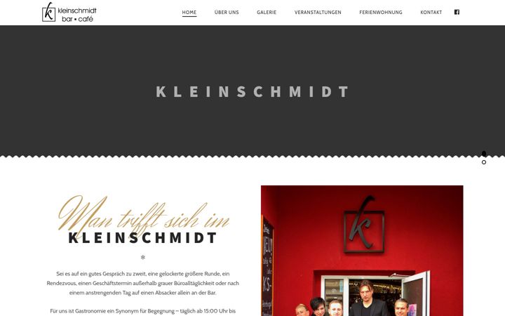 Screenshot of kleinschmidt-eberswalde.de