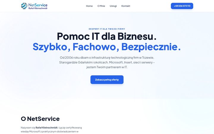 Screenshot of kleinschmidt.pl