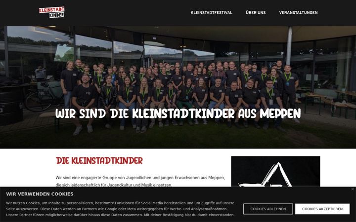 Screenshot of kleinstadtkinder.de