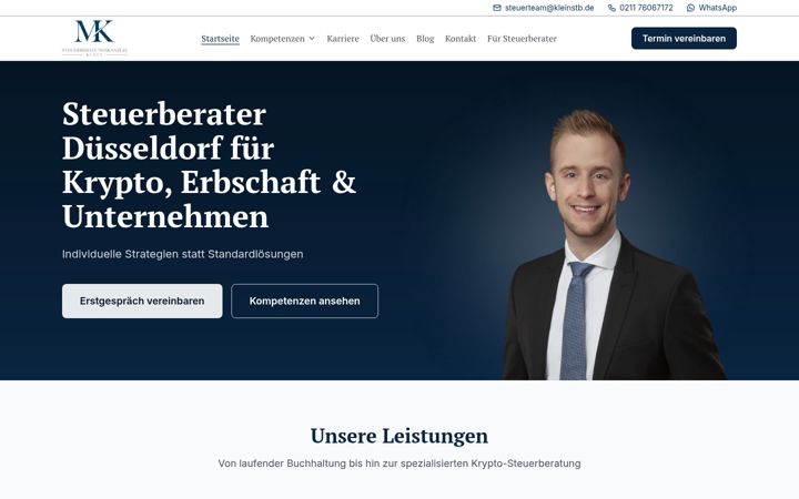 Screenshot of kleinstb.de