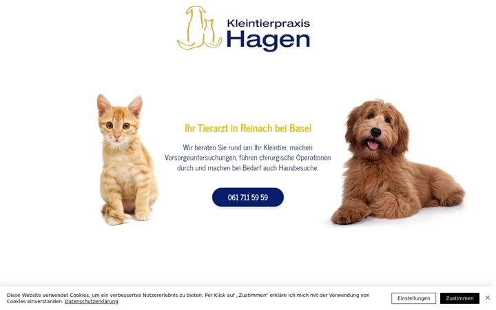 Screenshot of kleintier-praxis-hagen.ch
