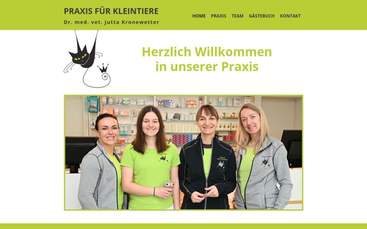 Screenshot of kleintierpraxis-dornbirn.at