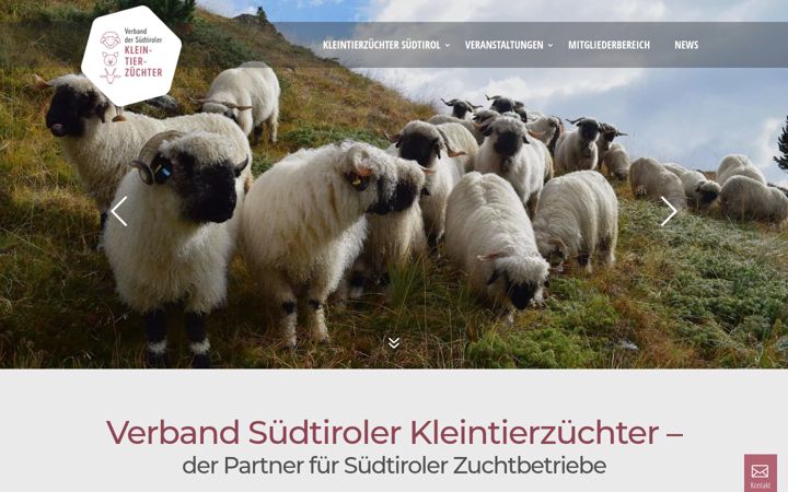 Screenshot of kleintierzucht.it