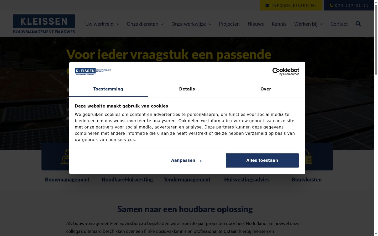 Screenshot tal-banner tal-kunsens muri qabel kwalunkwe interazzjoni