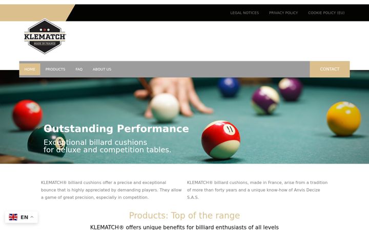 Screenshot of klematch.com