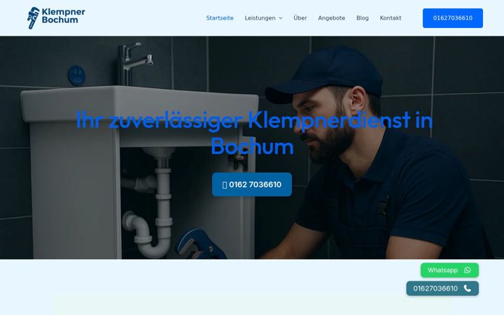Screenshot of klempner-fritz.de