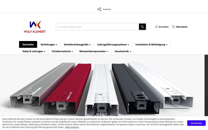 Screenshot of klenert.de