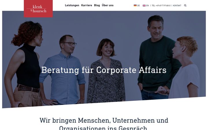 Screenshot of klenkhoursch.de
