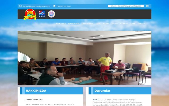 Screenshot of kleopatracankurtaran.com