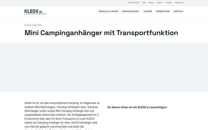 Screenshot of kleox.de