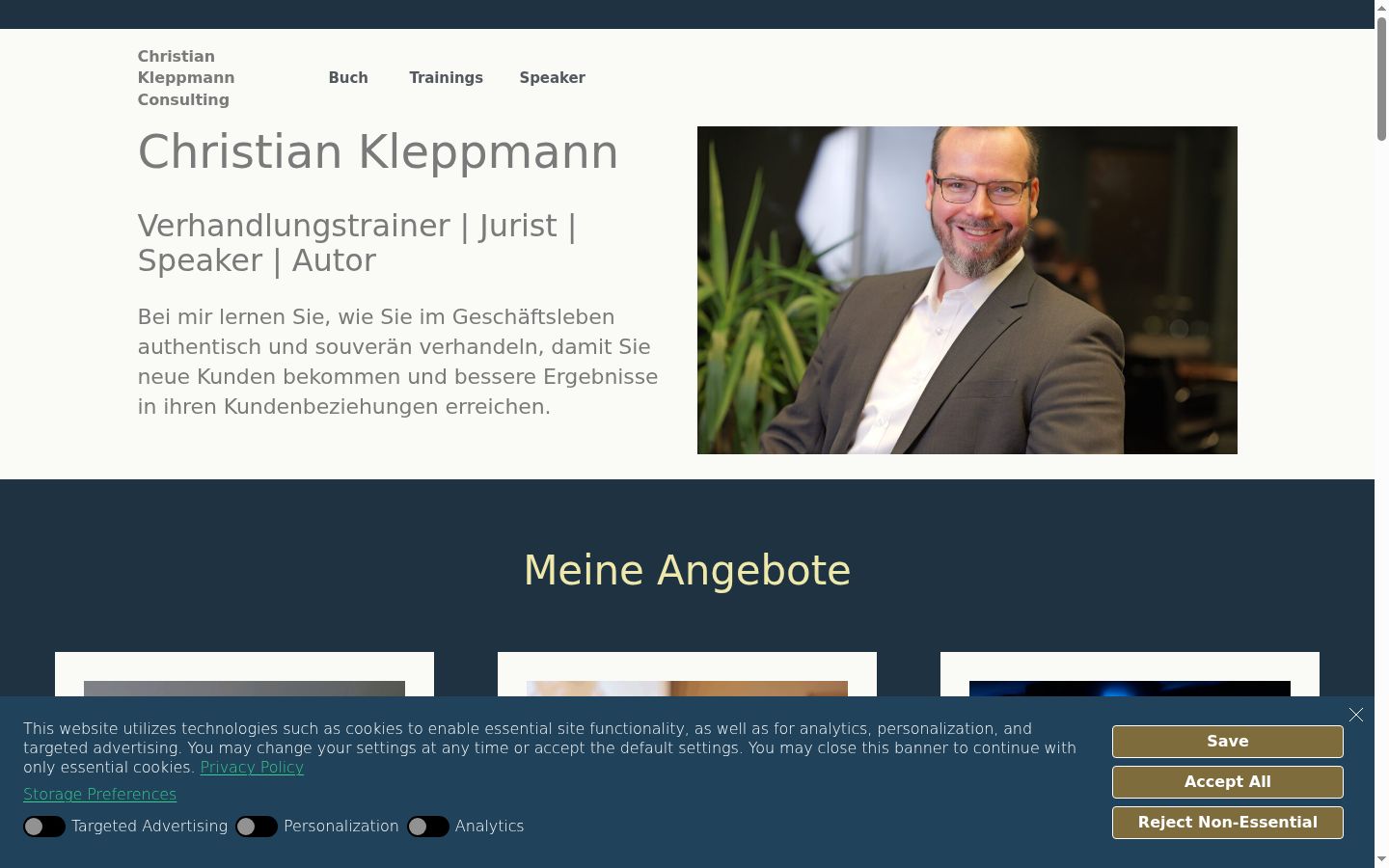 Snímka obrazovky banera súhlasu zobrazeného pred akoukoľvek interakciou