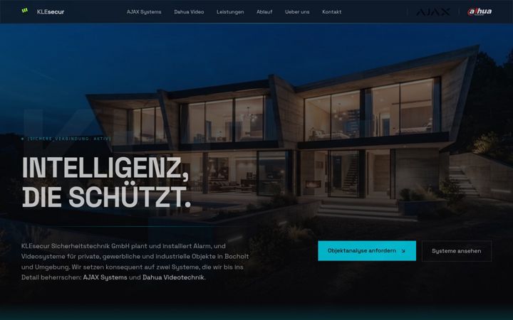 Screenshot of klesecur.de