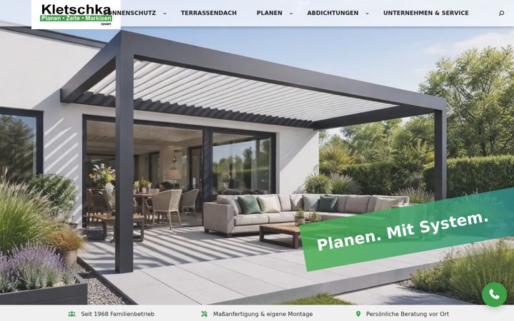 Screenshot of kletschka.de