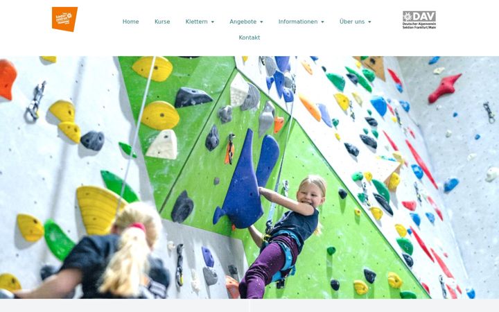 Screenshot of kletterzentrum-frankfurtmain.de