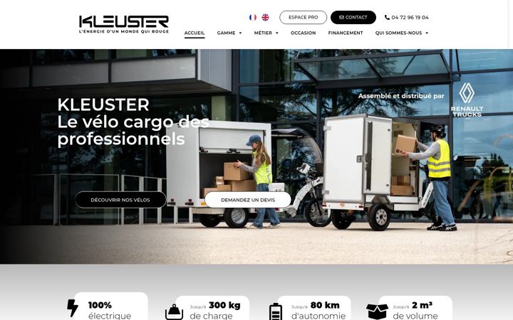 Screenshot of kleuster.com