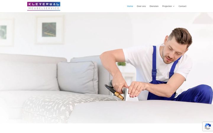 Screenshot of kleverwalmeubelservice.nl