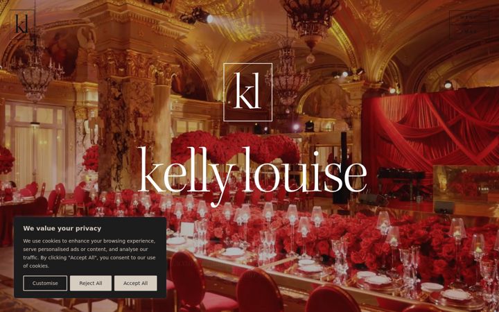 Screenshot of klfloralartistry.co.uk