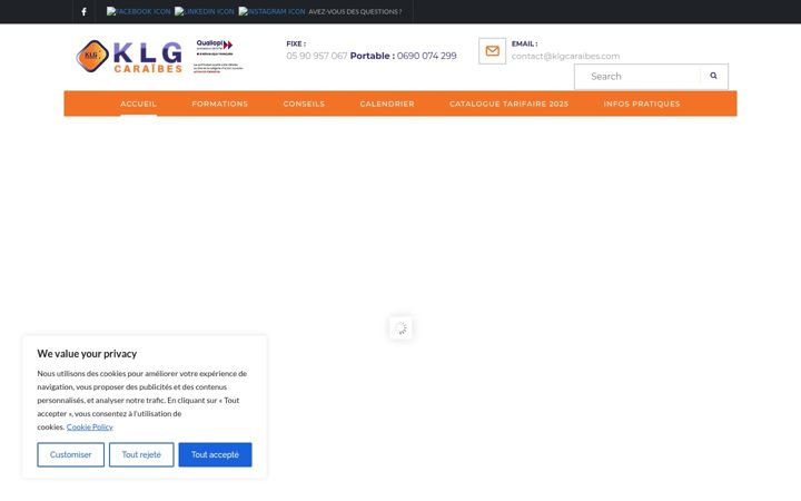Screenshot of klg-caraibes.com