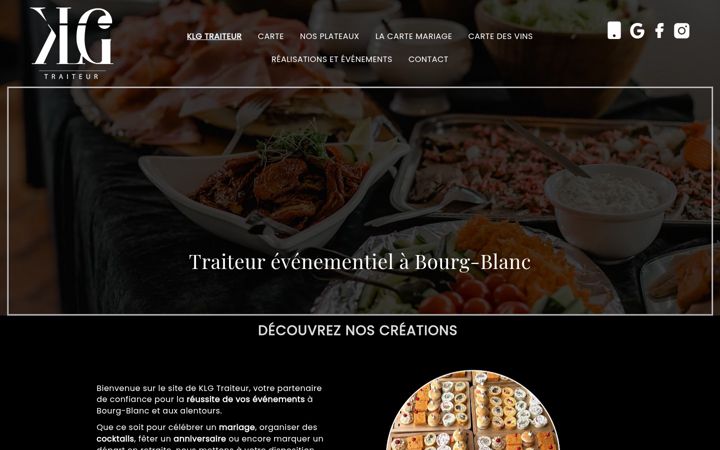 Screenshot of klg-traiteur.fr