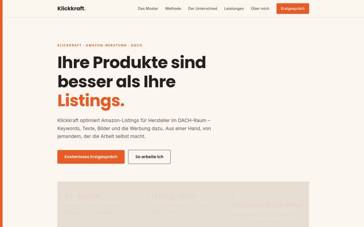 Screenshot of klickkraft.at