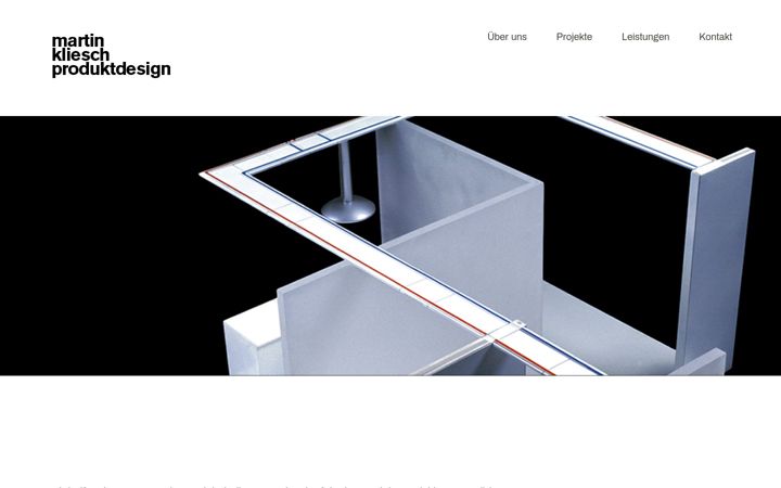 Screenshot of klieschdesign.de