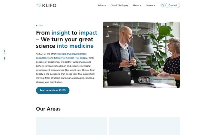 Screenshot of klifo.com
