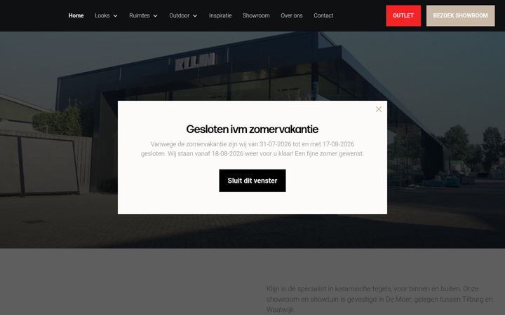 Screenshot of klijn.nl