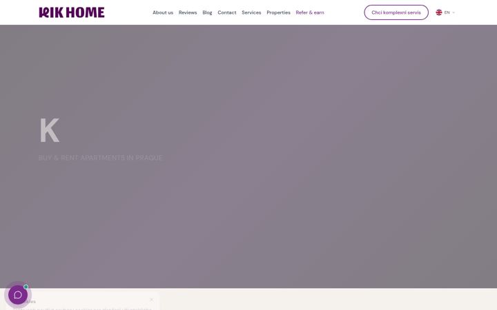 Skjámynd af klik-home.cz