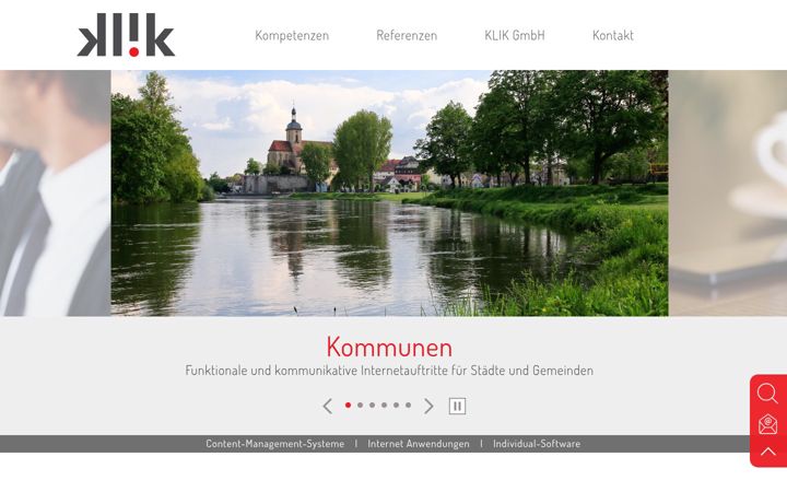 Screenshot of klik.de