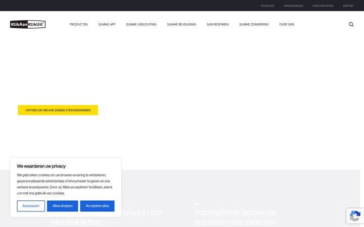Screenshot of klikaanklikuit.nl
