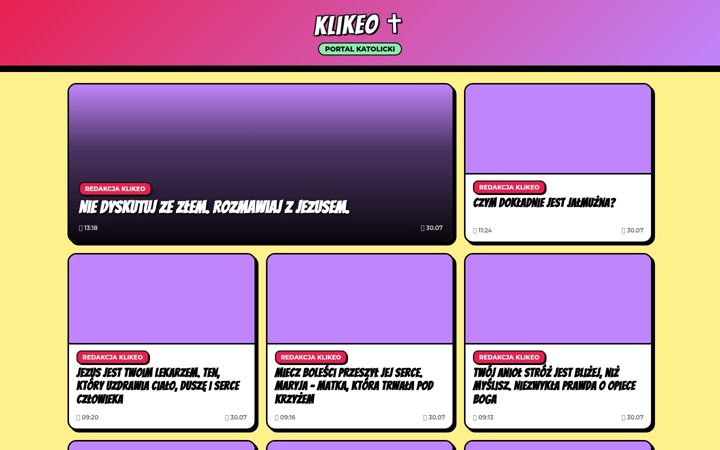 Screenshot of klikeo.pl