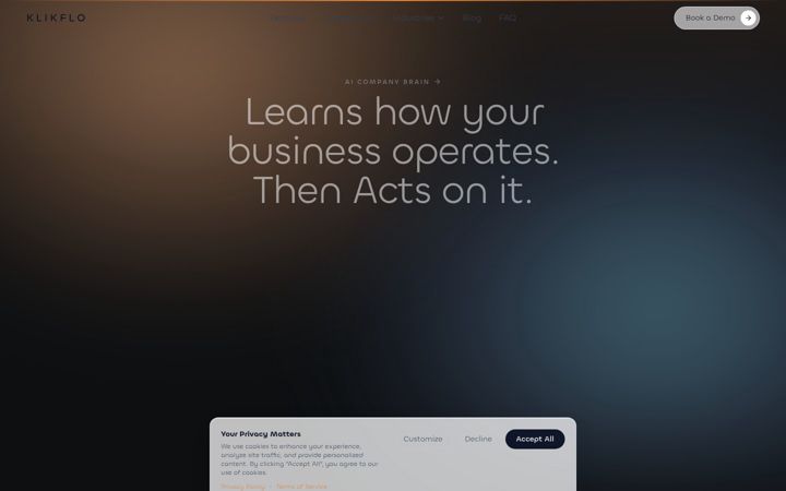 Screenshot of klikflo.com