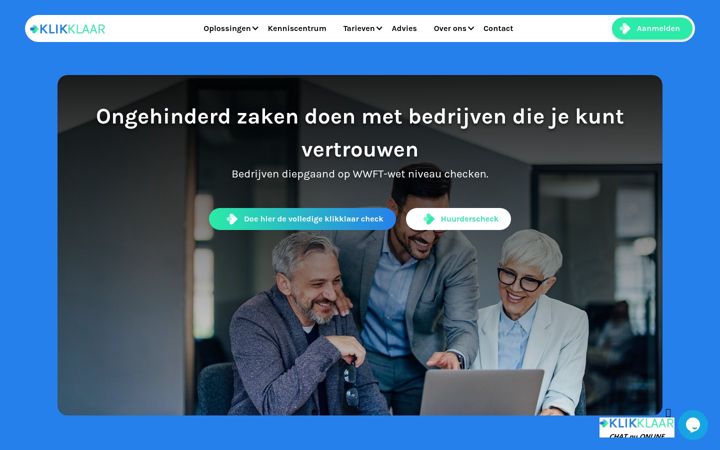 Zrzut ekranu klikklaar.com