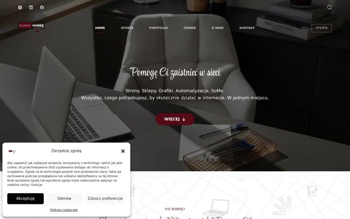 Screenshot of kliknijmarke.pl