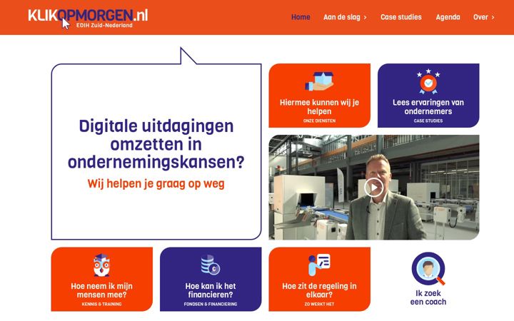 Screenshot of klikopmorgen.nl