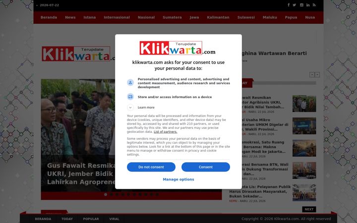 Screenshot of klikwarta.com