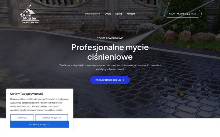 Screenshot of klim-majster.pl