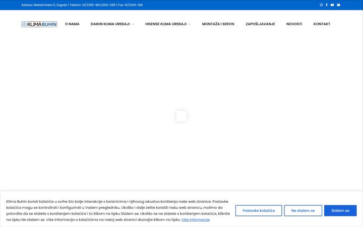 Screenshot of klima-buhin.hr