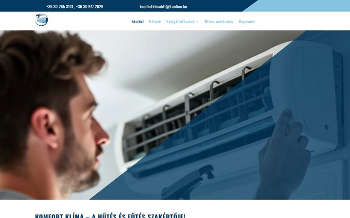 Screenshot of klima-klimaszereles.net
