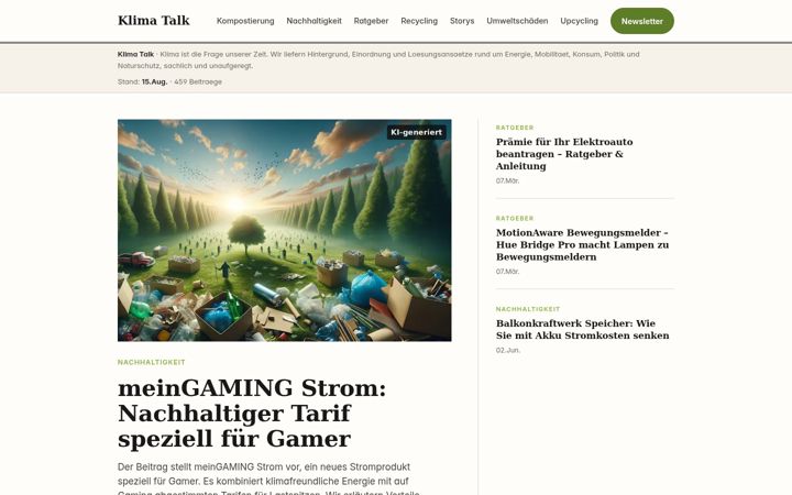 Screenshot of klima-talk.de