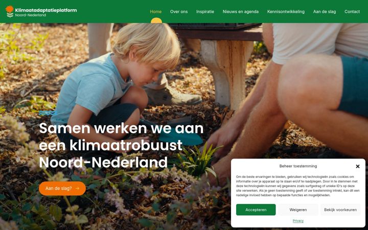 Screenshot of klimaatadaptatieplatform.nl