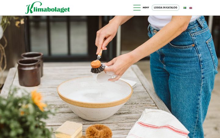 Screenshot of klimabolaget.se