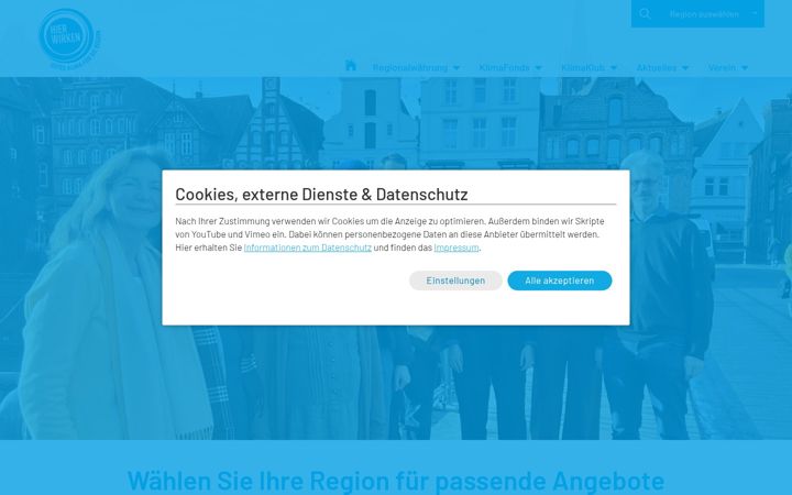 Screenshot of klimabonus.info