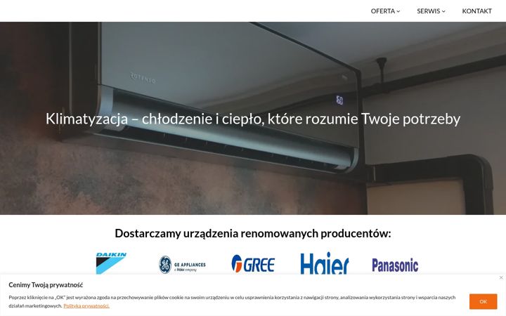 Screenshot of klimabramsec.pl