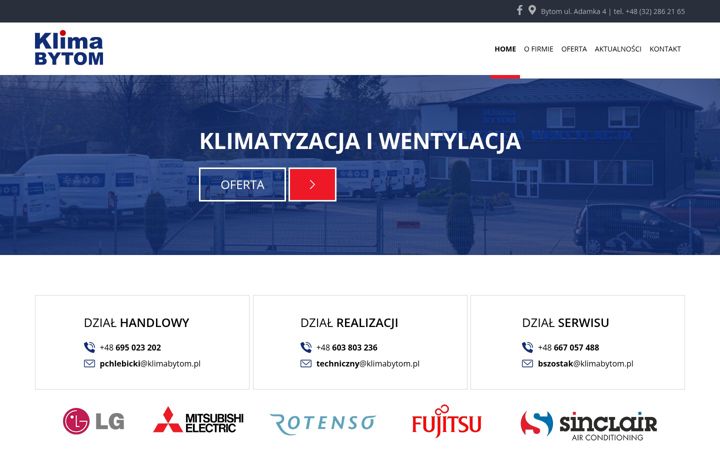 Screenshot of klimabytom.pl