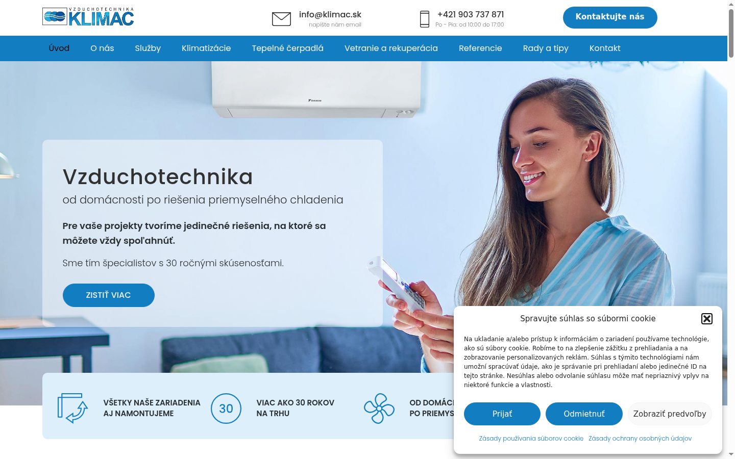 Ekrānuzņēmums ar piekrišanas baneri, kas tika rādīts pirms jebkādas mijiedarbības