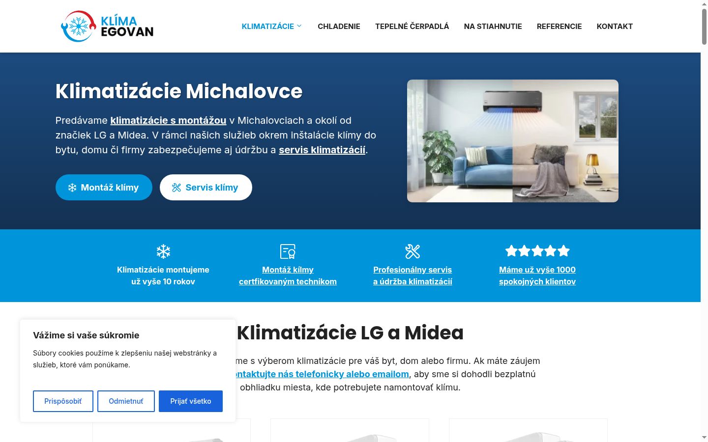 Sutikimo reklamjuostės, rodytos prieš bet kokią sąveiką, ekrano kopija