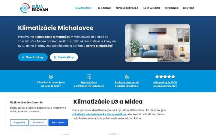 Screenshot of klimaegovan.sk